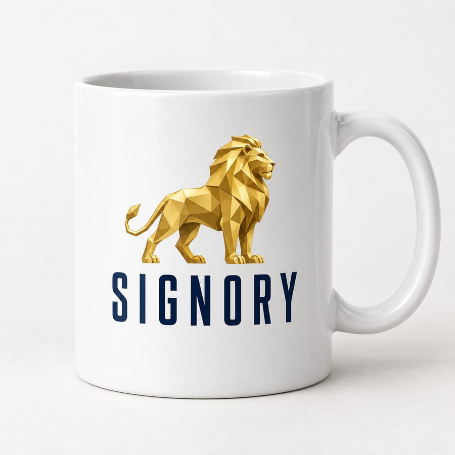 Mug with your logo (illustrative image)